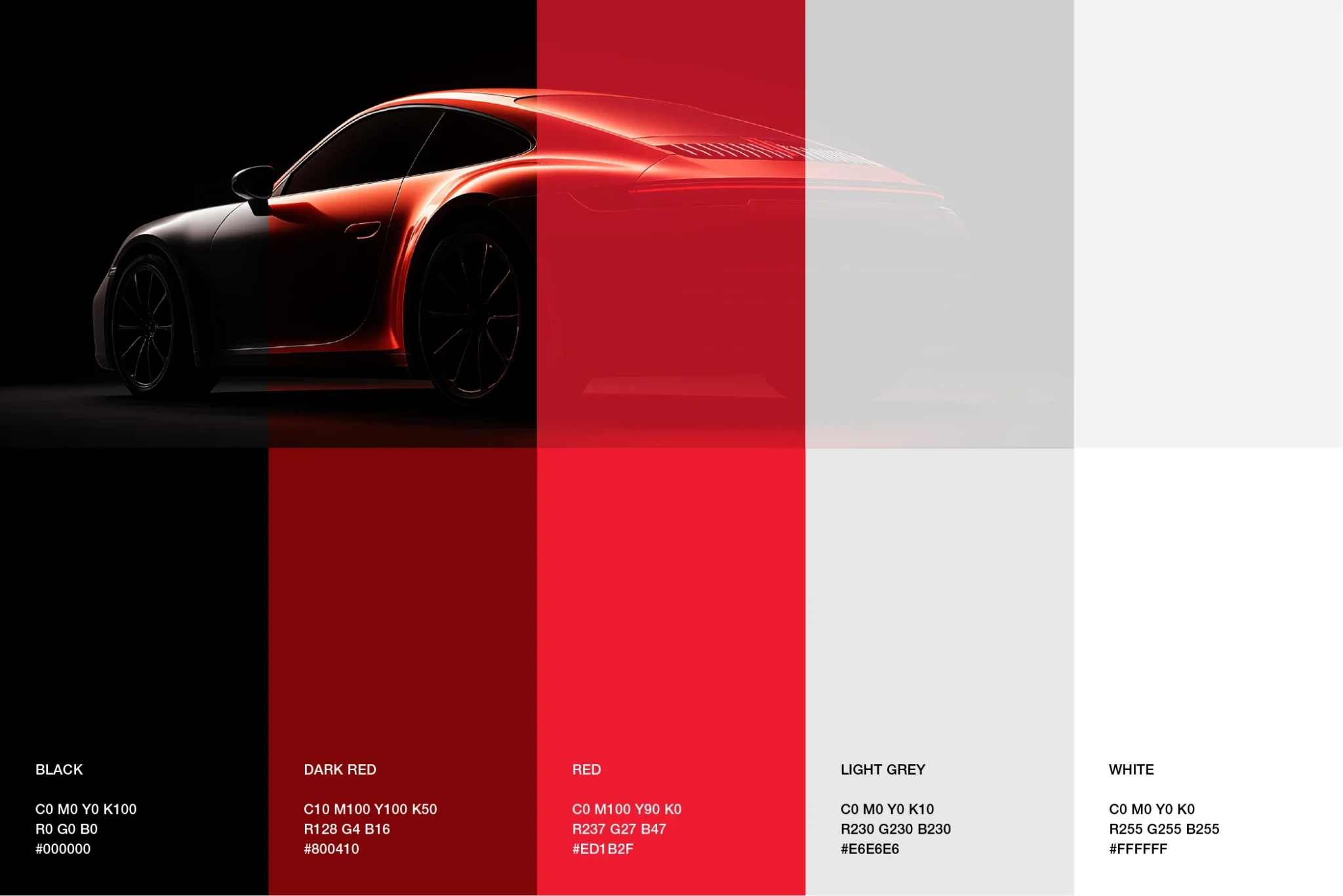 Duro Cars Colour Palette