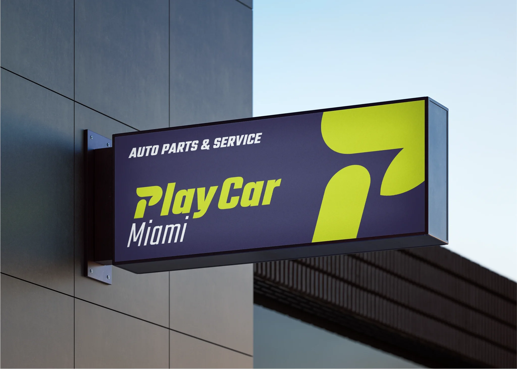 Play Car Miami Signage