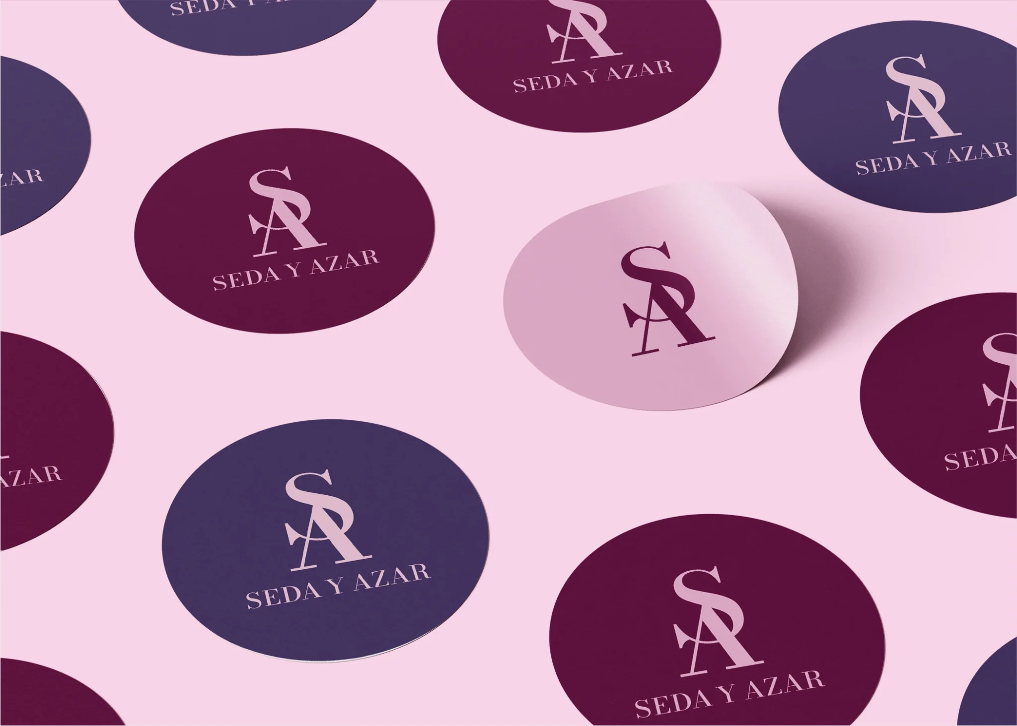 Seda y Azar Stickers