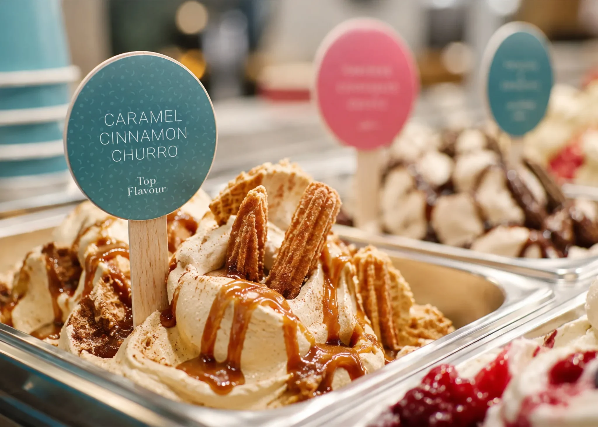 Vero Gelato Ice Cream Display